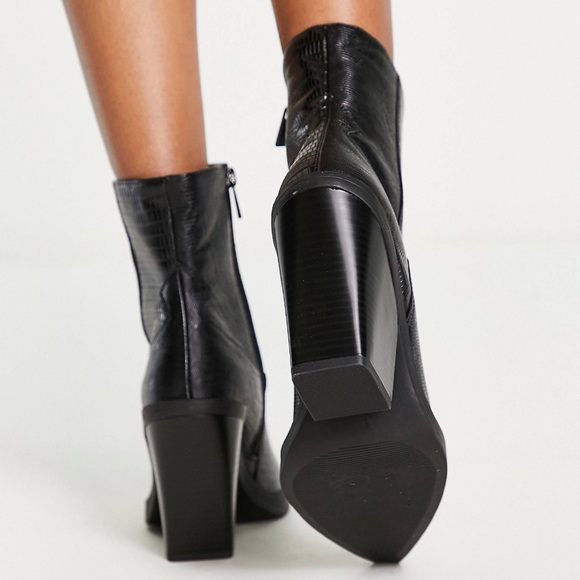 ASOS Bershka western ankle bootie - Picture 2 of 3
